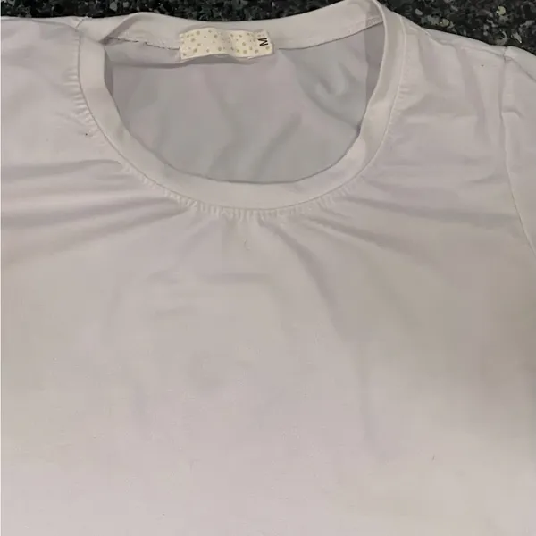 Women’s White Medium Short Sleeve T Shirt - Image 2