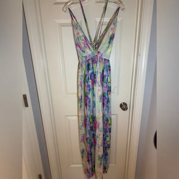 NWT American Threads Pastel Maxi Dress, Small‎ - Image 5
