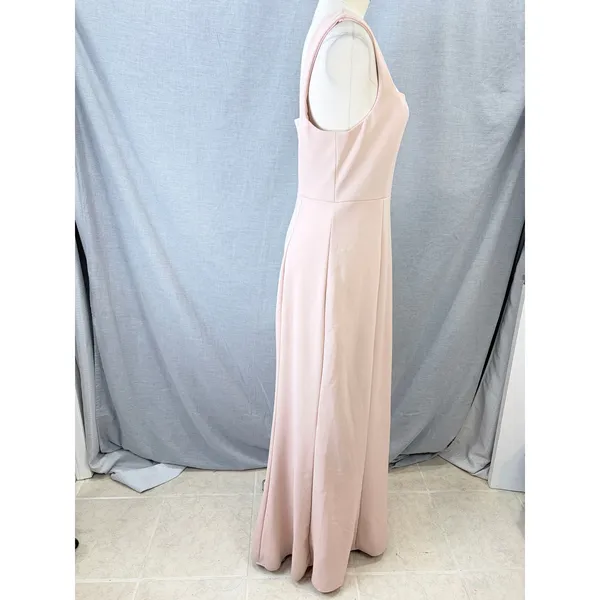 Show Me Your MuMu Blush Paris Gown Square Neck Slip Bridesmaid Prom‎ Dress XL - Image 9