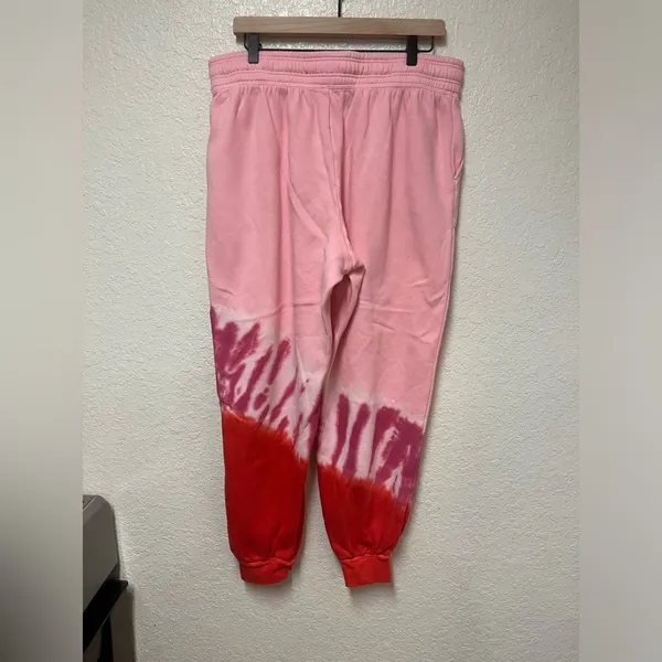 Cabana by Crown & Ivy Pink Tie Dye Joggers - Image 6