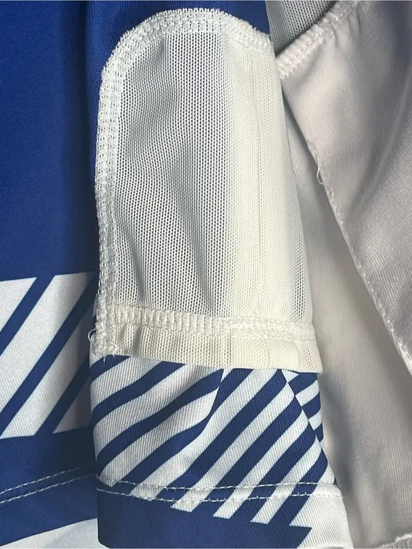 DUC Sz M Blue Athletic Skort Blue And White With Back Ruffle - Image 6