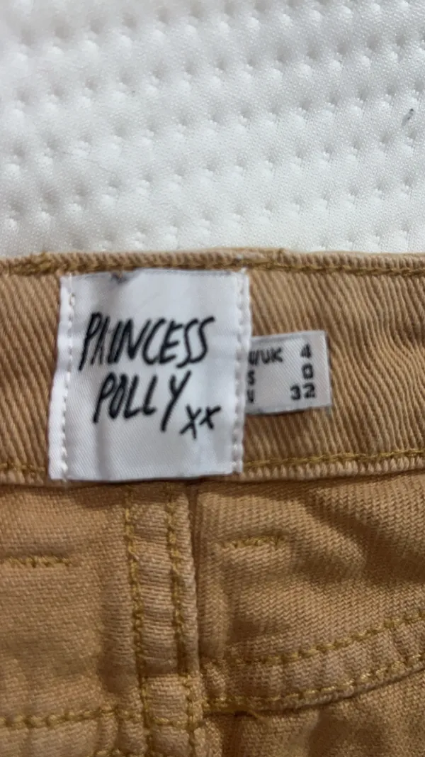 Princess Polly Denim Brown Mini Skirt - Image 2