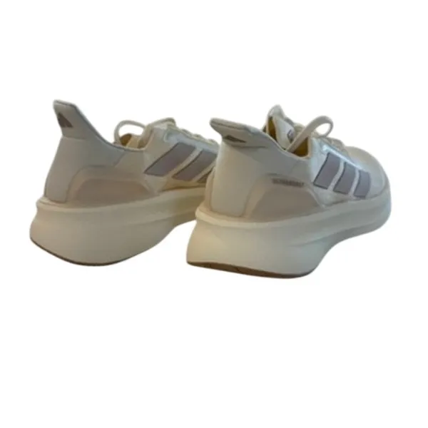 Adidas Womens Ultraboost 5x Running Shoes in Off White/Taupe/White, Size 8 - Image 4