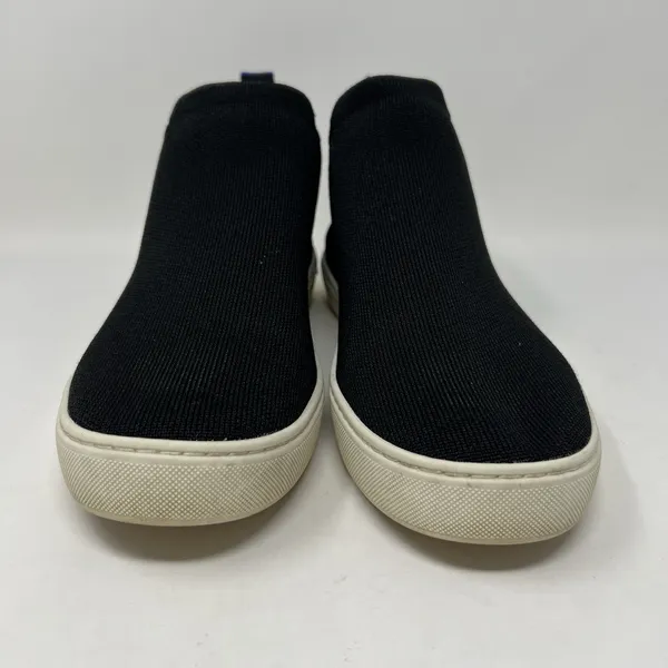 Rothy's Chelsea Sneakers Womens Size 10.5 Black Knit Pull On Shoes Boots Booties - Image 5