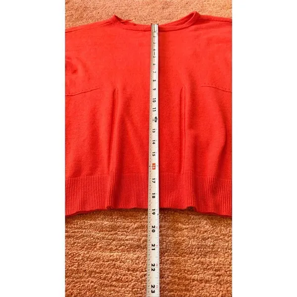 Ann Taylor Petite Merino Wool Cashmere Blend Sweater Coral SP - Image 3