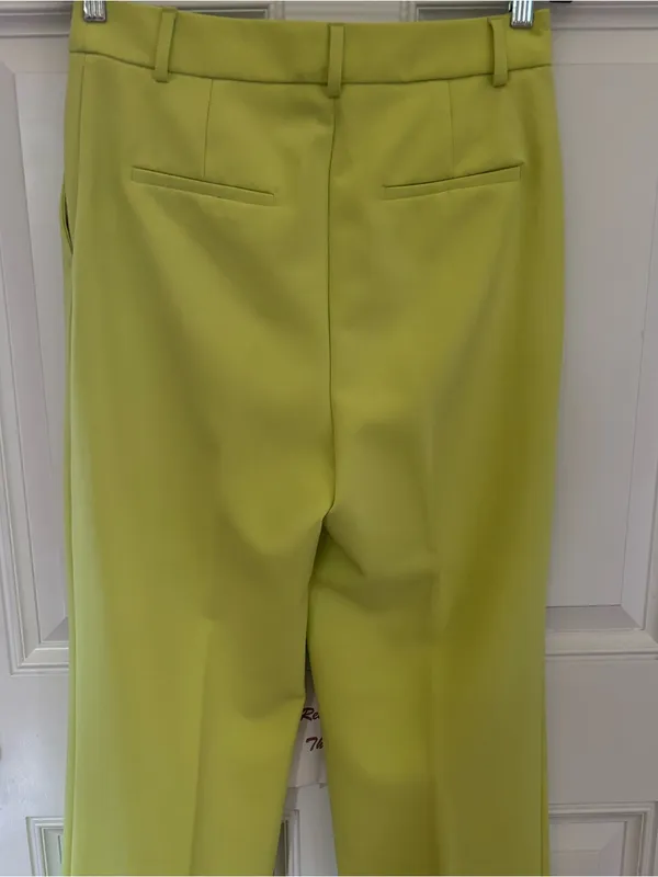 Christian Lacroix Lime-Chartreuse Wide-Leg Trousers - Image 3