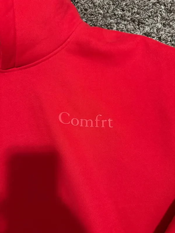 Comfort Hoodie Red Size L - Image 2