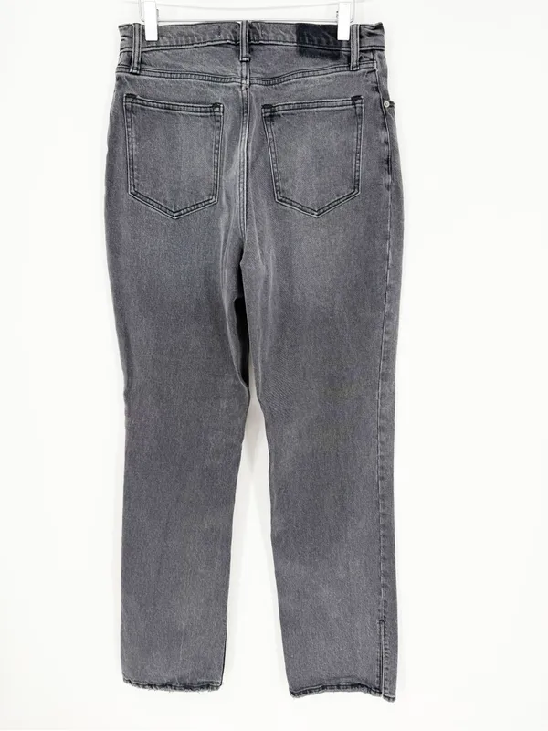 Abercrombie & Fitch‎ The 90s Straight Leg Curve Love Jeans Women's 29 Gray Black - Image 4