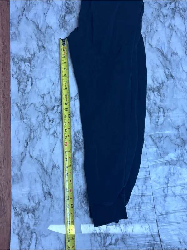 Nike Black Jogger Sweatpants joggers fit White Swoosh size small loungewear - Image 5