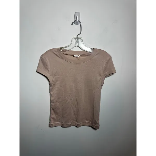 Brand New OGL Women's Size XS Short Sleeve T-Shirt Top Tan - Image 2