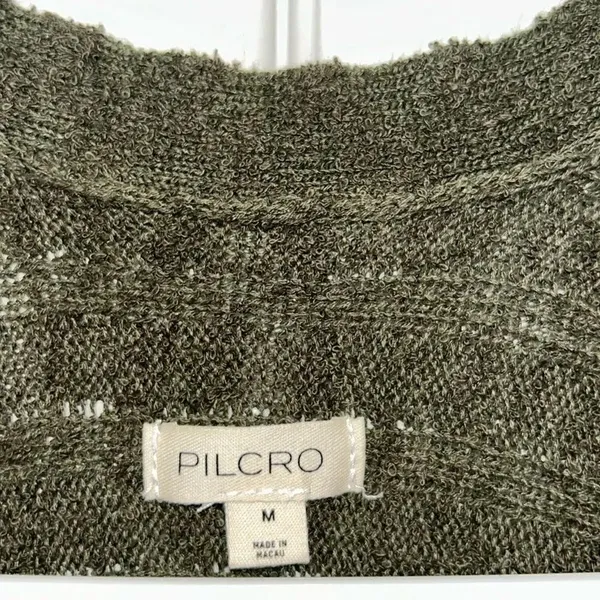 Pilcro Gauzy Olive Green Duster Cardigan Sweater(Size Medium) - Image 9