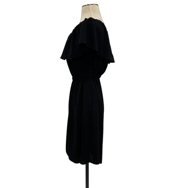 Aritzia‎ Wilfred Hosta Off the Shoulder Ruffle Dress Black Size Small - Image 7