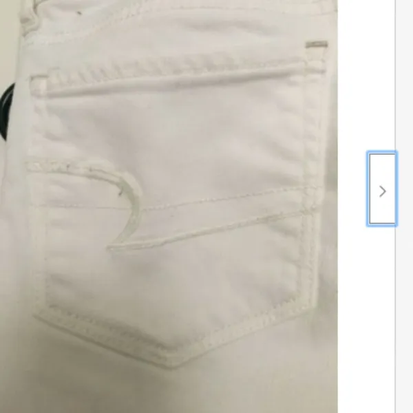 American Eagle White Jeans Pants Women's Sz 2 - Image 5