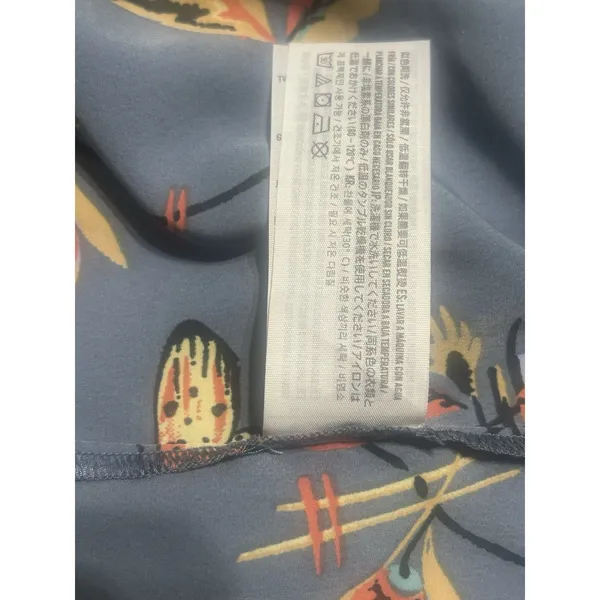 Abercrombie & Fitch Women XS Blue Butterfly Print Camisole Flowy Preppy Romantic - Image 10