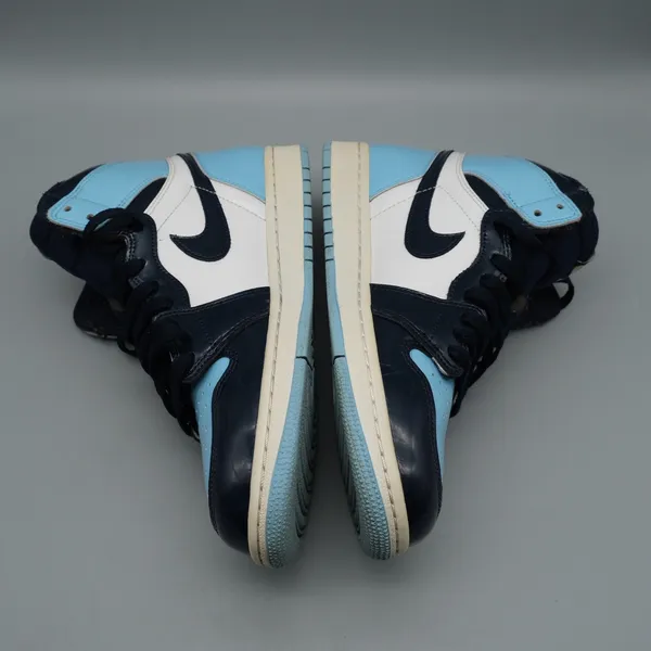 Nike Air Jordan 1 Retro High OG Blue Chill Patent Leather Womens 9 CD0461-401 - Image 3