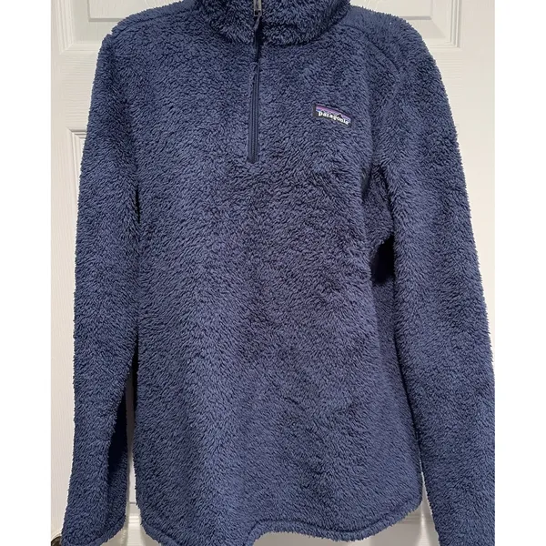 Patagonia Los Gatos 1/4 Zip Fleece Pullover Jacket Navy Blue 25890 Women Medium - Image 3