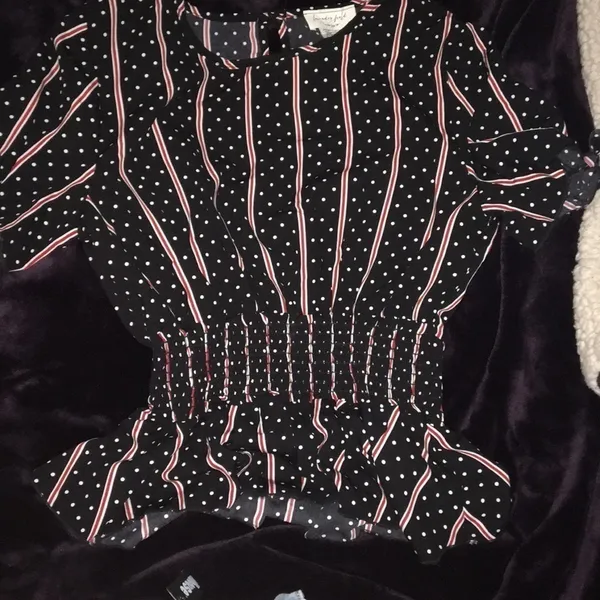 Super‎ cute black red and white polkadot - Image 3