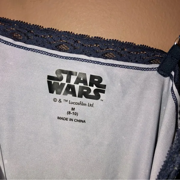Star Wars‎ Rogue One Lace Trim Cami Tank Top Purple Medium - Image 5