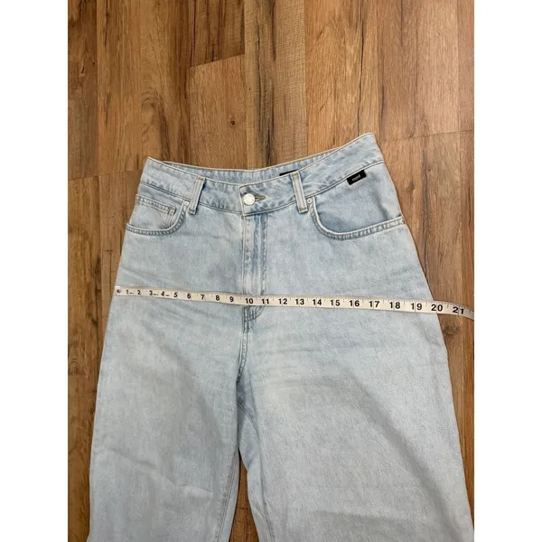 Mavi Paloma High Rise Wide Leg Jeans Light Wash‎ 100% Cotton Size 27 - Image 12