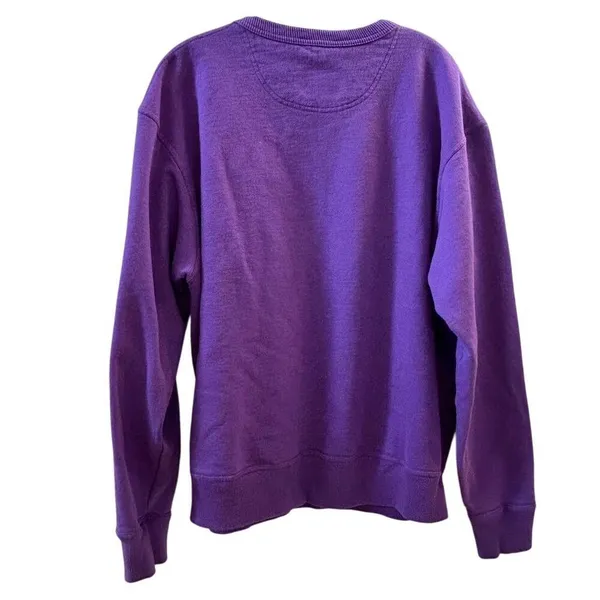 Champion Women's Large‎ Purple Crewneck Sweatshirt Spell Out Logo - Image 10