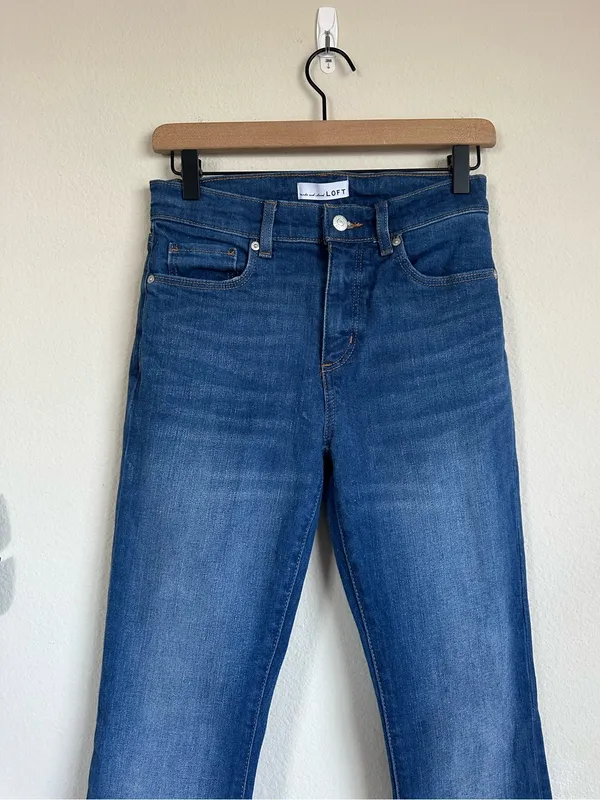 Loft The Boot Dark Wash Jeans - Image 2