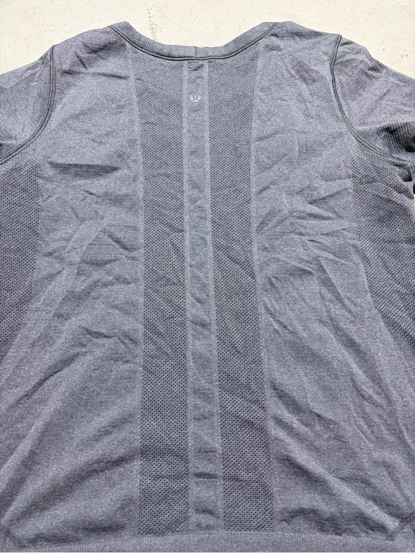 Lululemon Gray Short-Sleeve Active Tee - Image 8