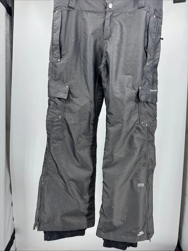 Trespass Women snow ski snowboard Pants Charcoal waterproof winter windproof XL - Image 6