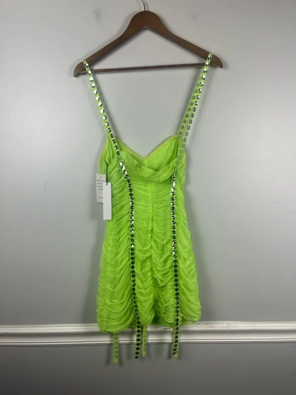 NWT For Love & Lemons Mixtape Mini Dress size XS READ FLAW - Image 9