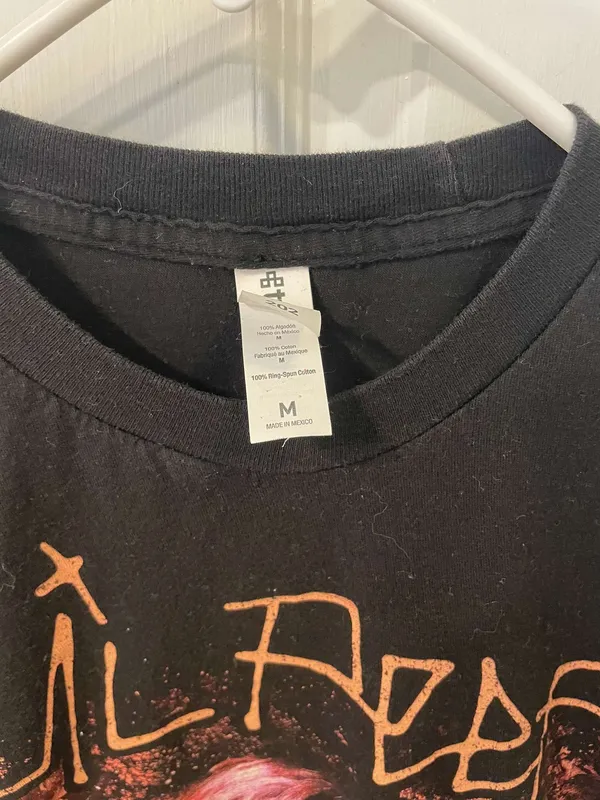 Tultex Lil Peep Merchandise Black T-Shirt - Image 4