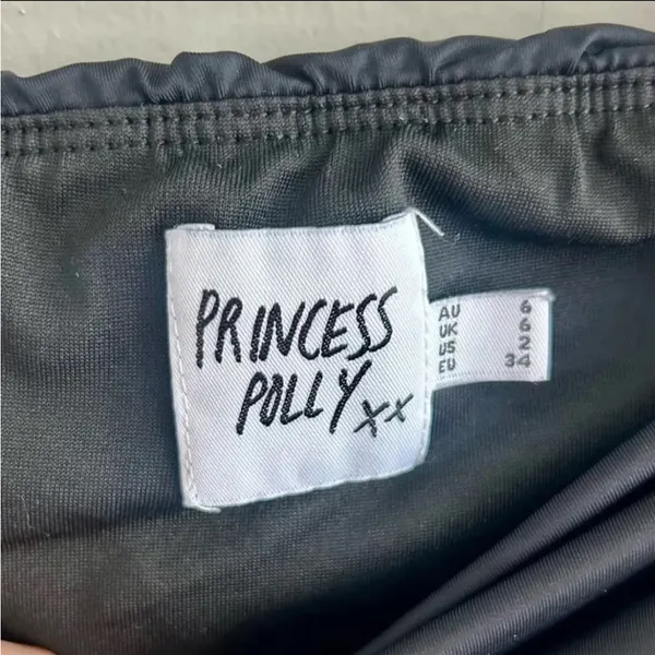 Princess Polly Black Strapless Dress - Image 4