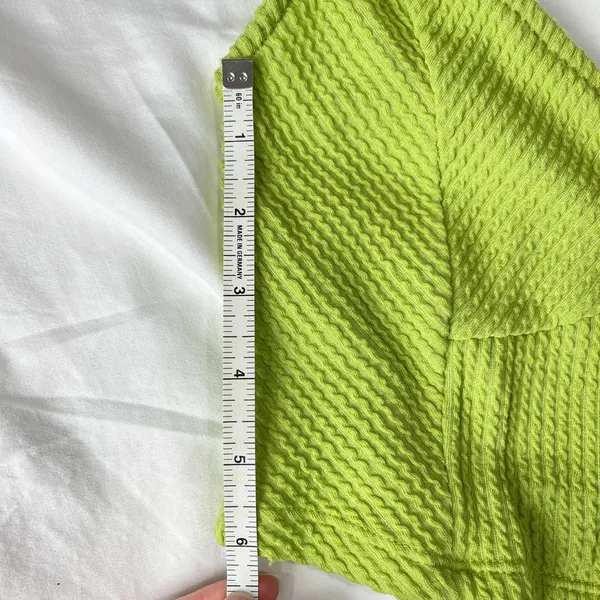 Urban Outfitters Lime Green Crop Top - Image 4