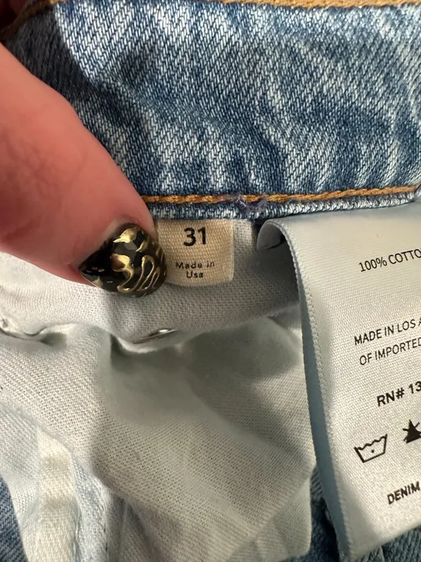 GRLFRND Bella Low Rise Boyfriend Jeans Santa Monica 31 - Image 6