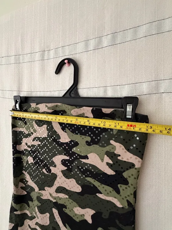Love J women’s Dress size S Camo Sequin Strapless Pencil Excellent (A577) - Image 4