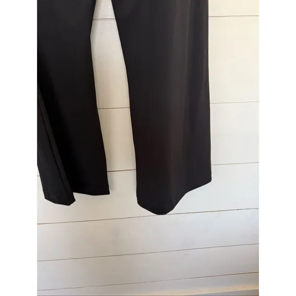 Halara Women’s Medium Black Pull on Pants Wide Leg New - Image 4