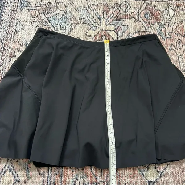 Athleta Match Point Skort Black Tennis Pickleball Golf Active Skirt Size Medium - Image 9