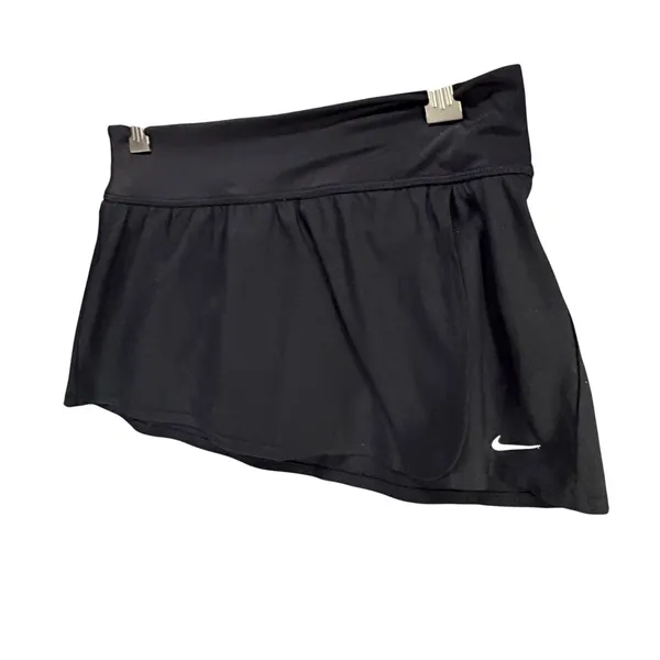 Nike Solid‎ Element Board Skirt Womens S Black Built In Brief Sporty Swimwear - Image 3