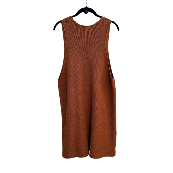 Free People FP Beach Sweater Knit Dress Relaxed Fit Boho Granola Girl Fall Vibes - Image 7