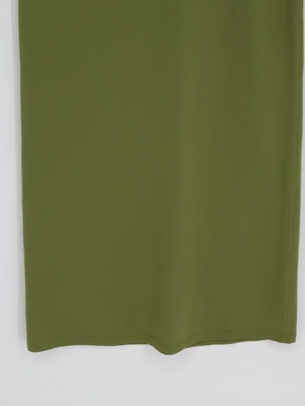 Lululemon All Yours Maxi Tank Dress Women’s XS 2 Green Sleeveless Slit Active - Image 5