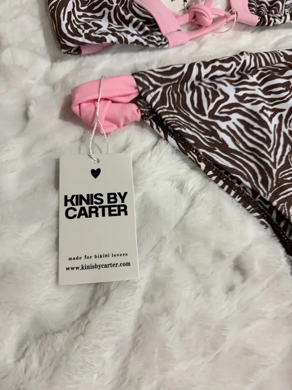 Kins By Carter Safari Barbie 2 Piece Swimsuit Set Size M. - Image 5