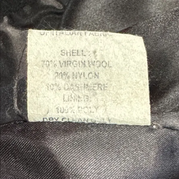 Pendleton Classic Black Wool and Cashmere Blende‎ Coat size XL - Image 9