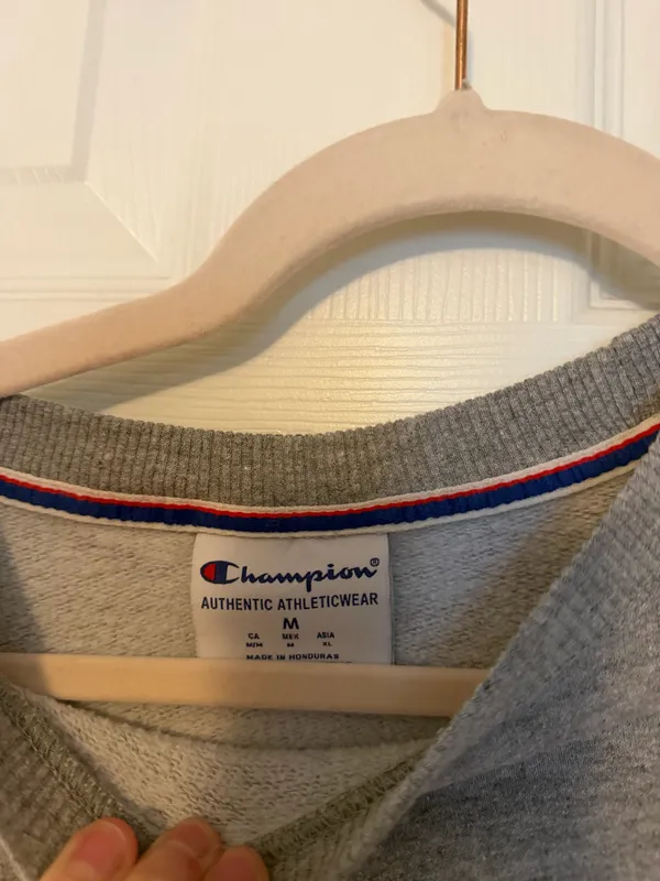 Champion Crewneck Grey - Image 2
