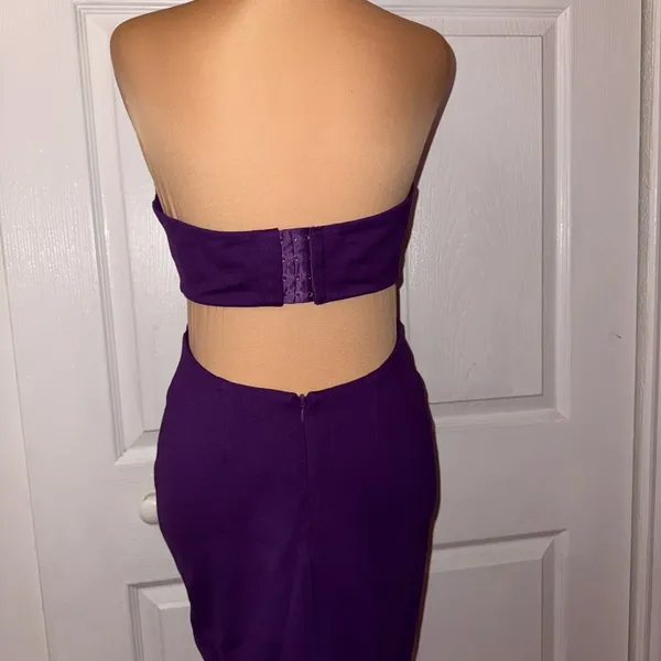 Lovers & Friends MONTROSE MINI DRESS‎ SIZE SMALL PURPLE - Image 3