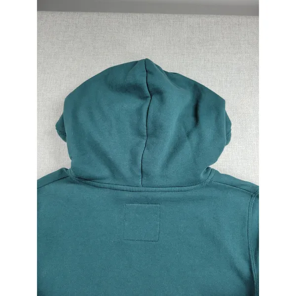 Hollister Womens Sweatshirt Size M Forest Green Hoodie Pullover Kangaroo Pocket - Image 7