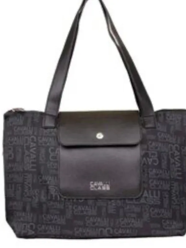 Cavalli Class large black tote bag - Image 2