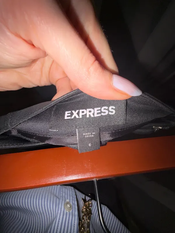 Express Faux Leather Skirt - Image 2