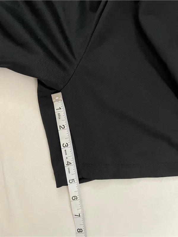 Nike Dri Fit 5” Women's Black Athletic Shorts with Swoosh Fold Over Waist Logo L - Image 10