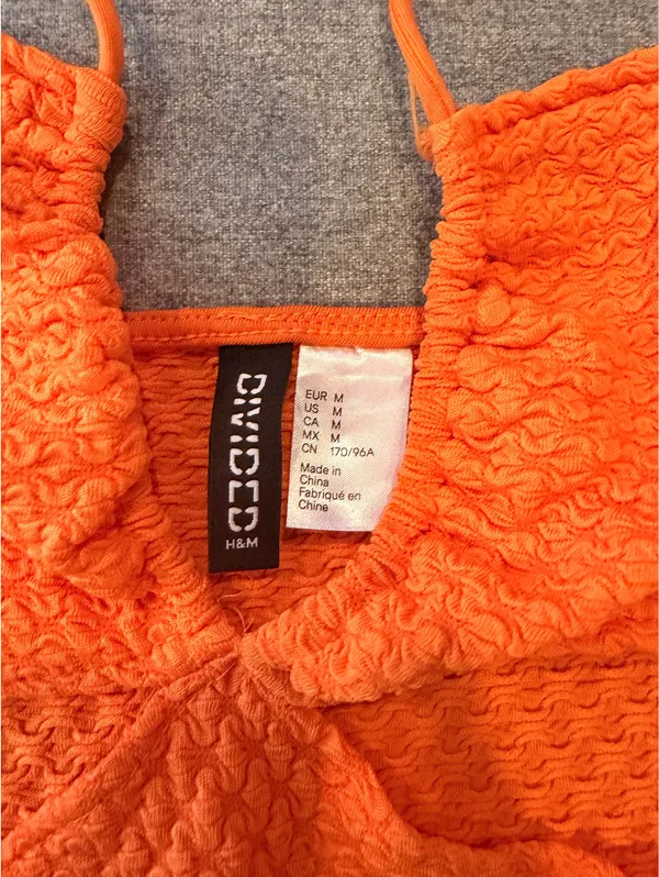 H&M Orange Halter Bodysuit - Image 3