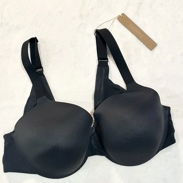 NWT SKIMS Smoothing Intimates Full Coverage Lightly Lined Bra in Onyx - 36C - Image 2