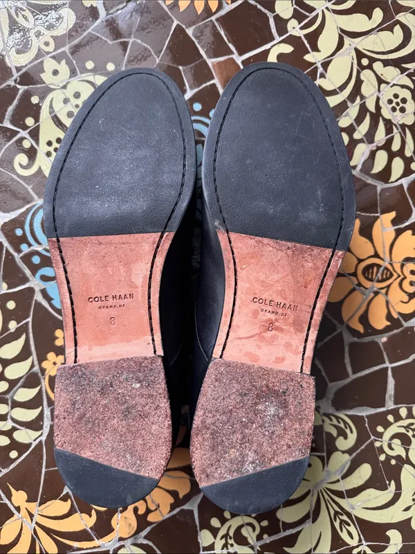Cole Haan Black Leather Slip-On Loafers - Image 6