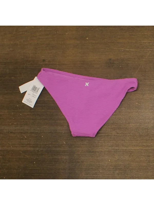 NWT Hurley Womens Moderate Wave Scrunch Swim Bottoms HU043B5 Orchid Purple S - Image 2